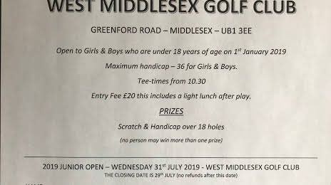 West Middlesex Golf Club, Greenford