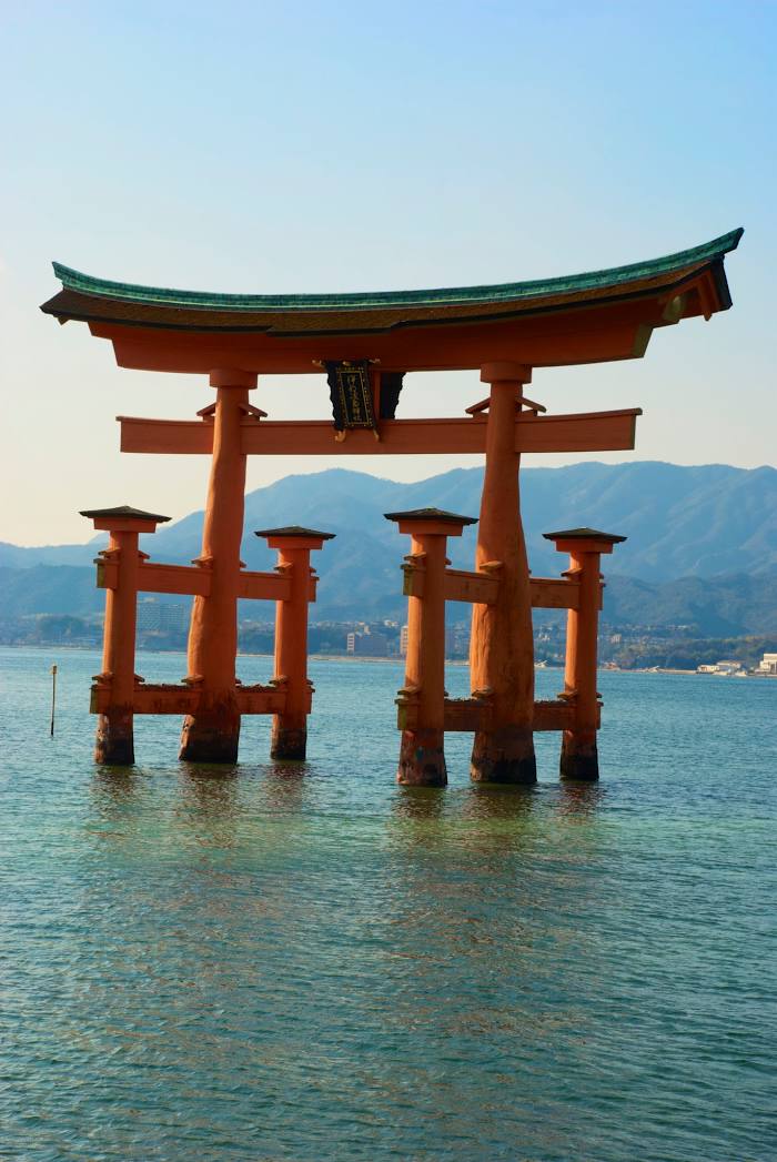 Itsukushima Floating Torii Gate (Temporarily Under Construction), 히로시마 시