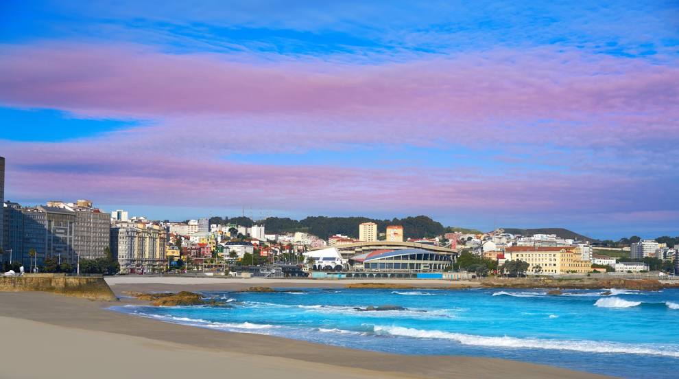 Playa de Riazor, A Coruña