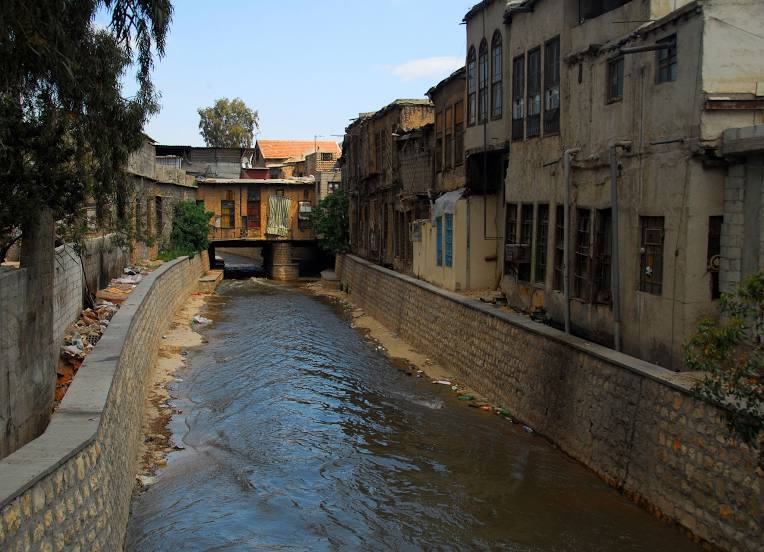 Barada River, Δαμασκός