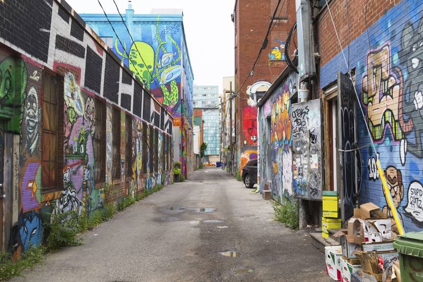 Graffiti Alley, تورونتو