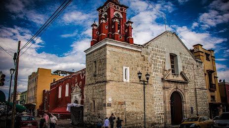 Parroquia de San Juan de Dios pada peta, Oaxaca, Mexico. Di mana terletak,  foto