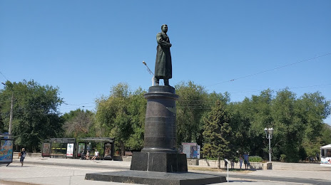 Monument to the Heroes of the Soviet Union Nikolai Aleksandrovich Tokarev, 