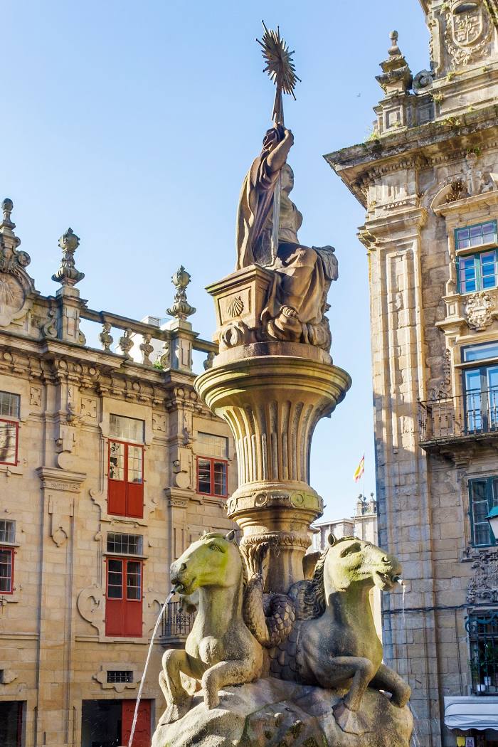 Praterias Square (Praza das Praterias), Santiago de Compostela