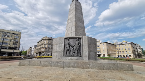 General Tadeusz Kosciuszko monument on Freedom Square, Łódź