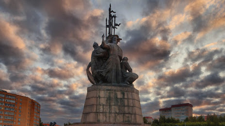 Monument to the founders of Surgut, 