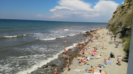 Пляж Высокий берег, Анапская