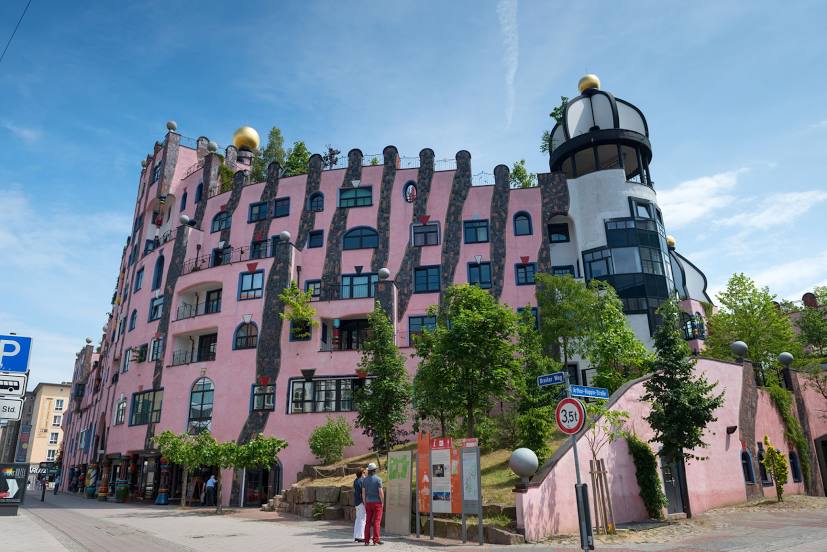 Hundertwassers Grüne Zitadelle von Magdeburg, 