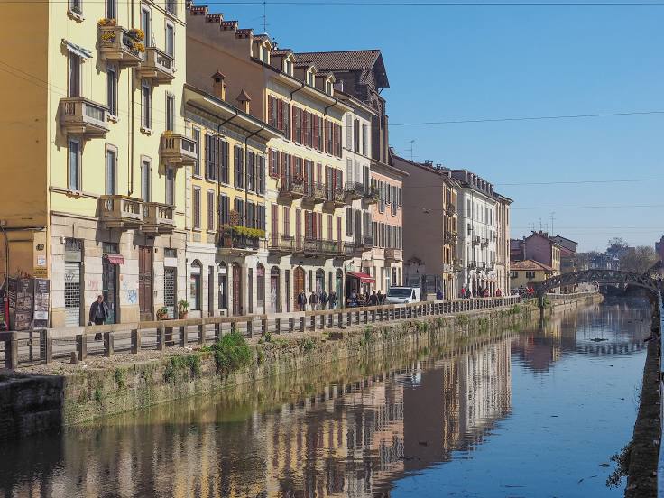 Naviglio Grande, Milán