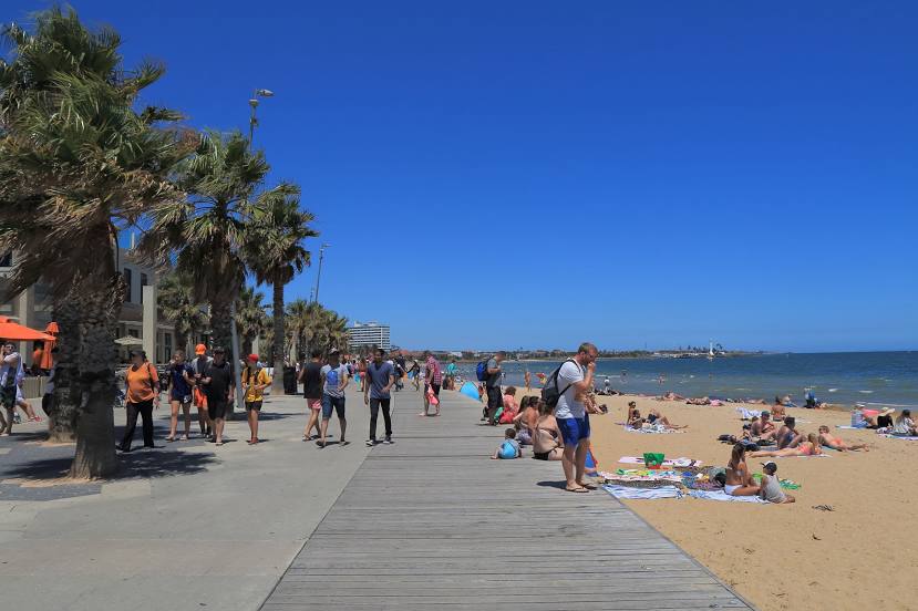 St Kilda beach, 