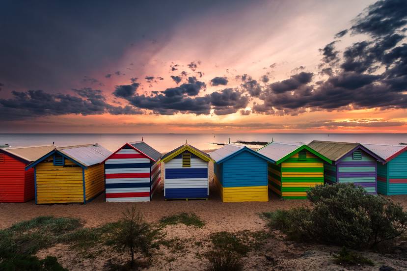 Brighton Bathing Boxes, 