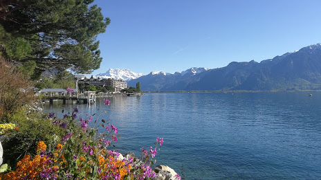Paseo al borde del lago Leman, Montreux