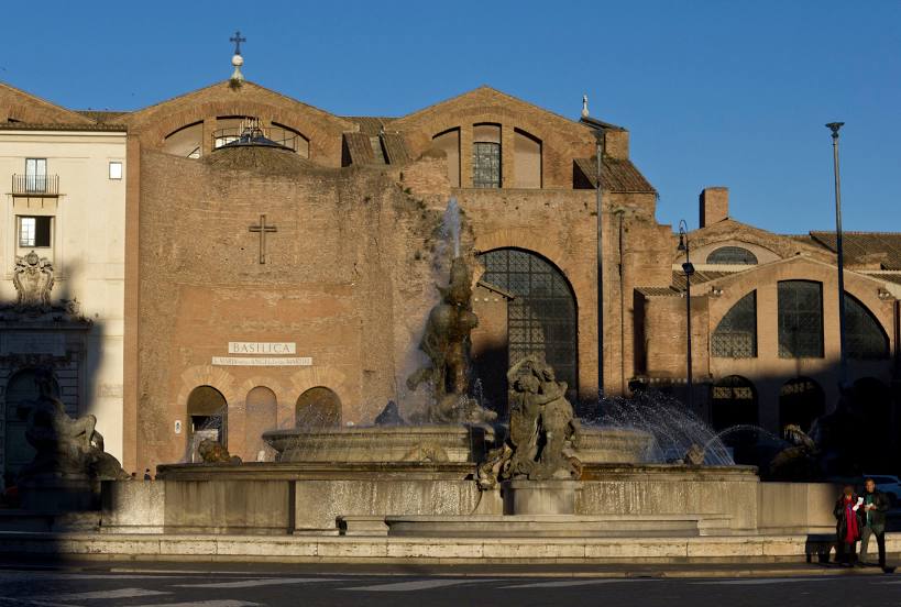 Базилика Санта - Мария - Дельи - Анджели - э - Деи - Мартири, Рим