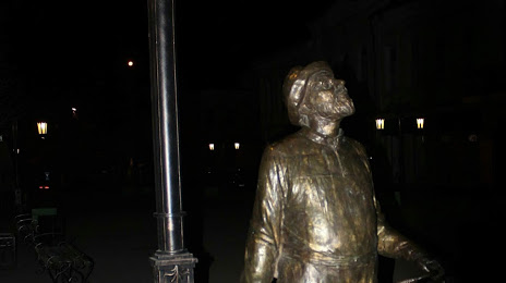 Памятник Циолковскому (с велосипедом), 