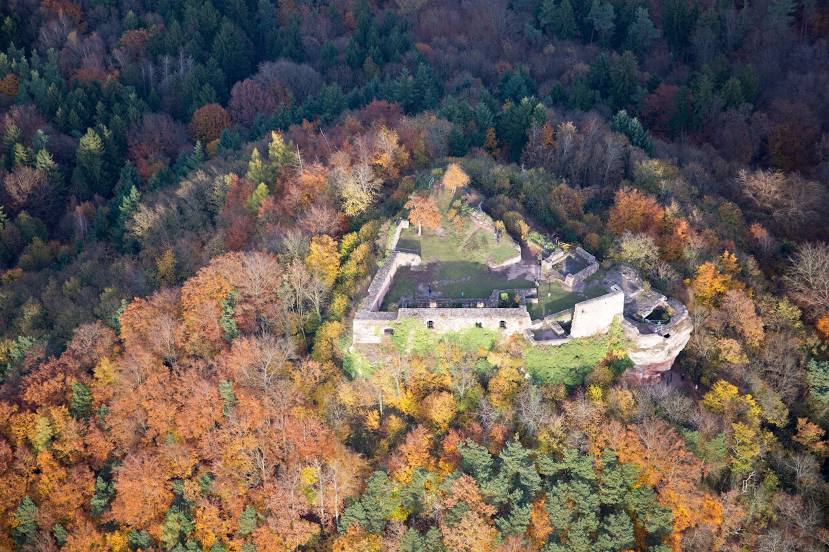 Lindelbrunn Castle (Burgruine Lindelbrunn), Landau in der Pfalz