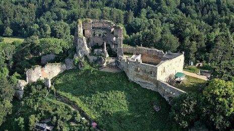 The ruins of the Castle Kamieniec (Zamek Kamieniec), Krosno
