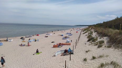 Grzybowo Nadmorska - zejście na plażę, Kolobrzeg