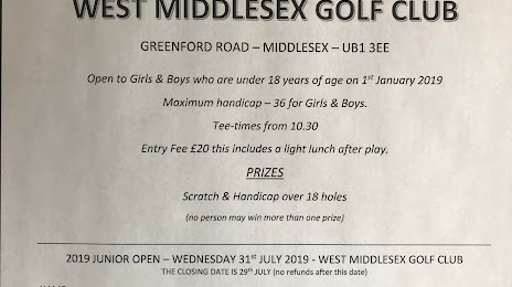 West Middlesex Golf Club, 