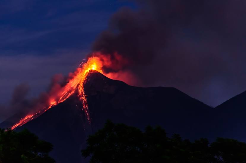 Volcán de Fuego, Guatemala City