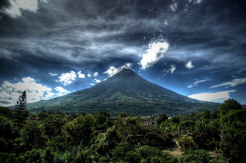 Agua Volcano, Guatemala City
