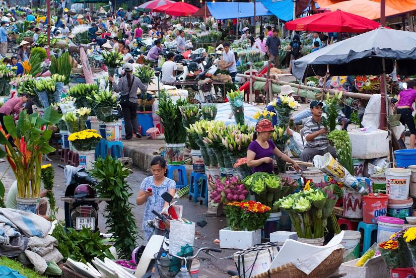 Quảng Bá Flower Market, 