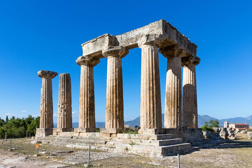 Archaological Site Of Corinth And Temple of Apollo, Corinth