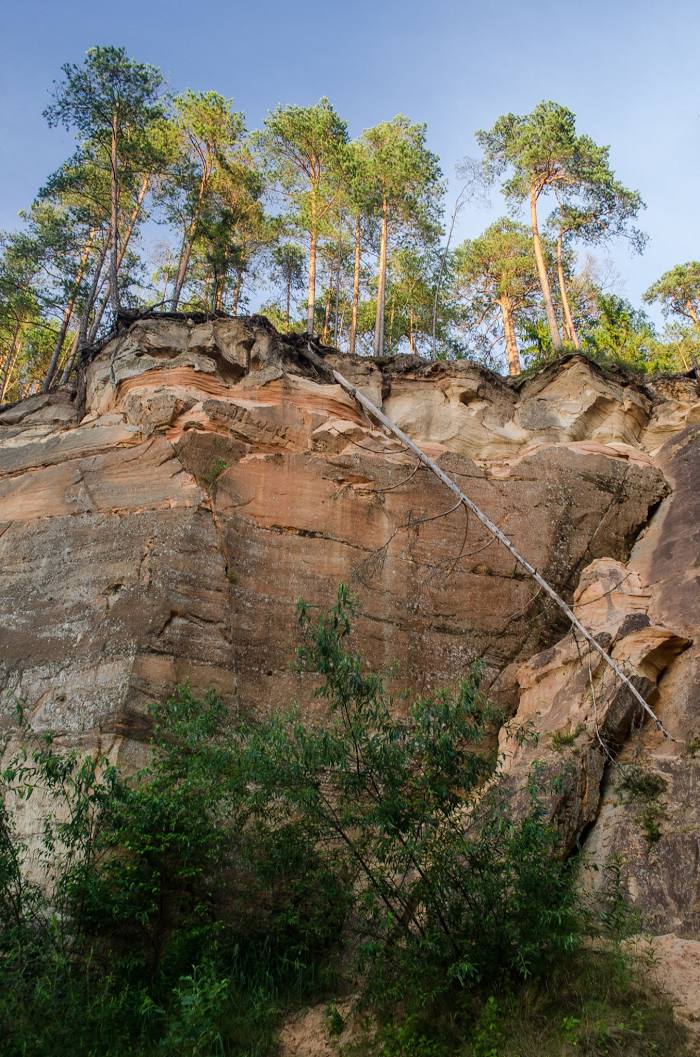 Raiskums Red Cliffs, Cēsis