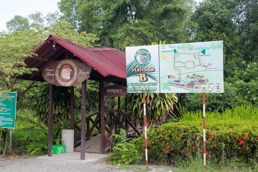 Labuk Bay Proboscis Monkey Sanctuary - Entrance, 