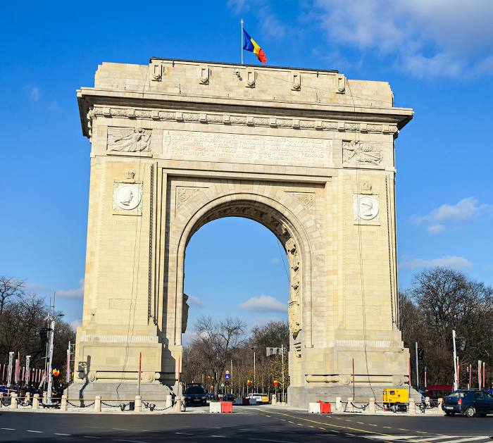 The Arch Of Triumph (Arcul de Triumf), Bükreş