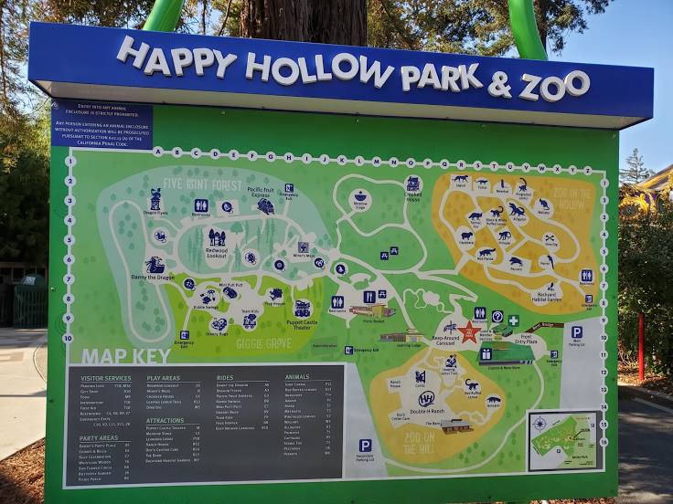 Хэппи Холлоу парк и зоопарк, Сан-Хосе