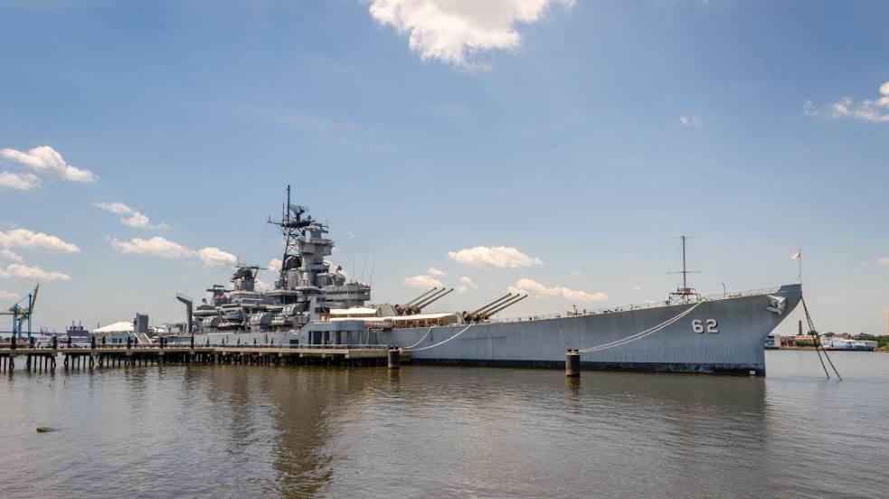 USS New Jersey, Филадельфия