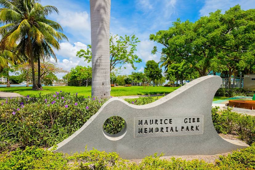 Maurice Gibb Memorial Park, Miami Beach