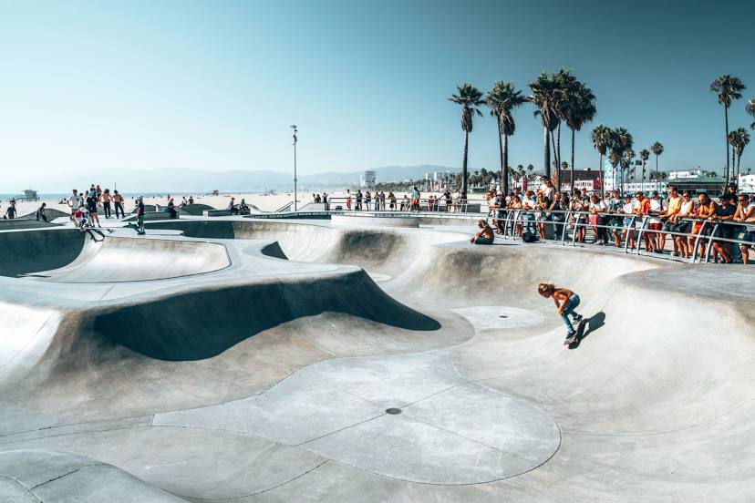 Venice Beach Skatepark., Santa Monica