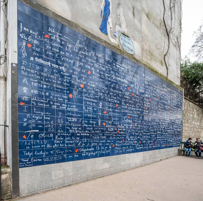 Le Mur des Je t'aime, Paris