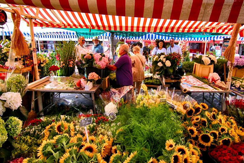 Marché Aux Fleurs Cours Saleya, Niza