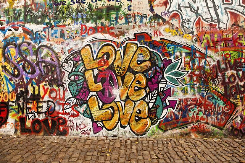 Lennon Wall, Prag
